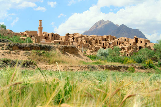 View of Charanak, an ancient village in Iran