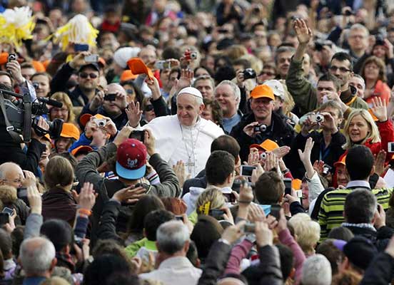 The new pope, Francis I