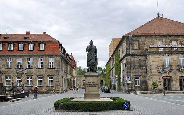 Jean Paul Square in Bayreuth.