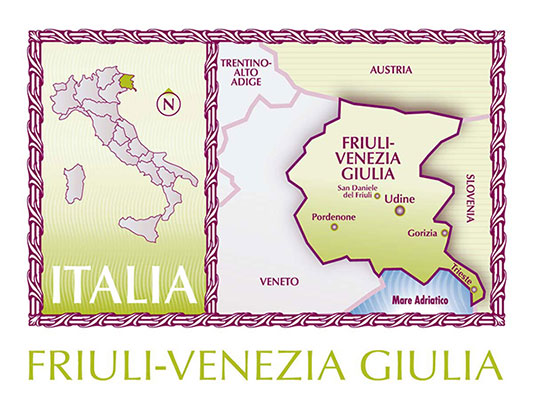 Friuli map