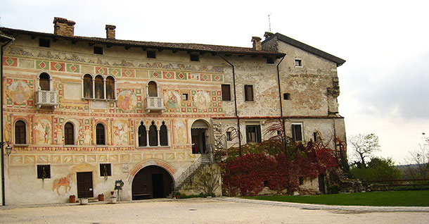 The 12th century castle of Spilimbergo