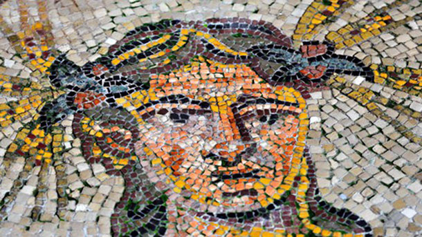 One of the mosaic in Spilimbergo