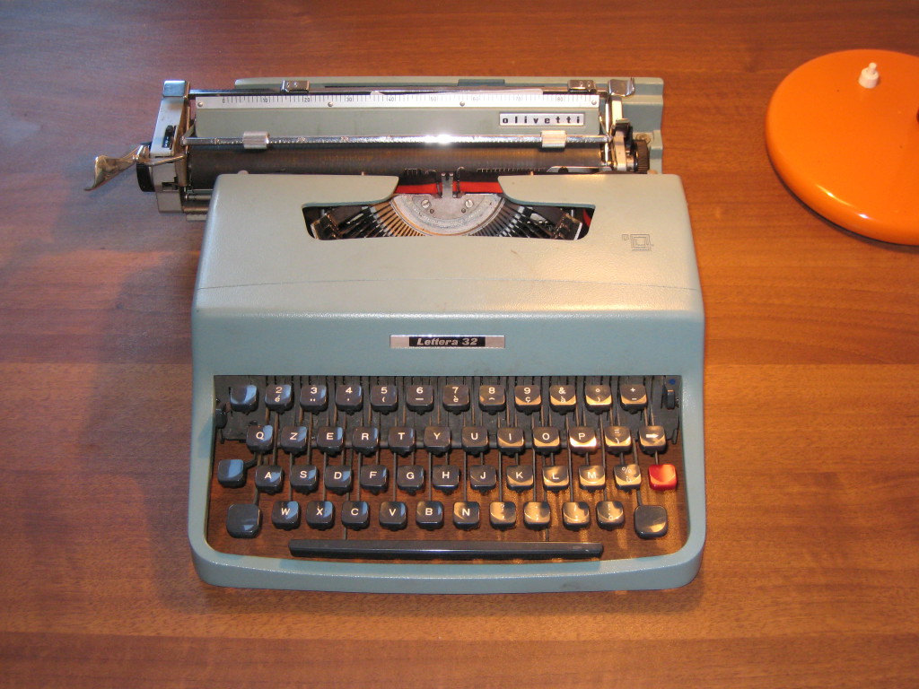 Portable typewriter used by Leonard Cohen, Sylvia Plath and some happier people