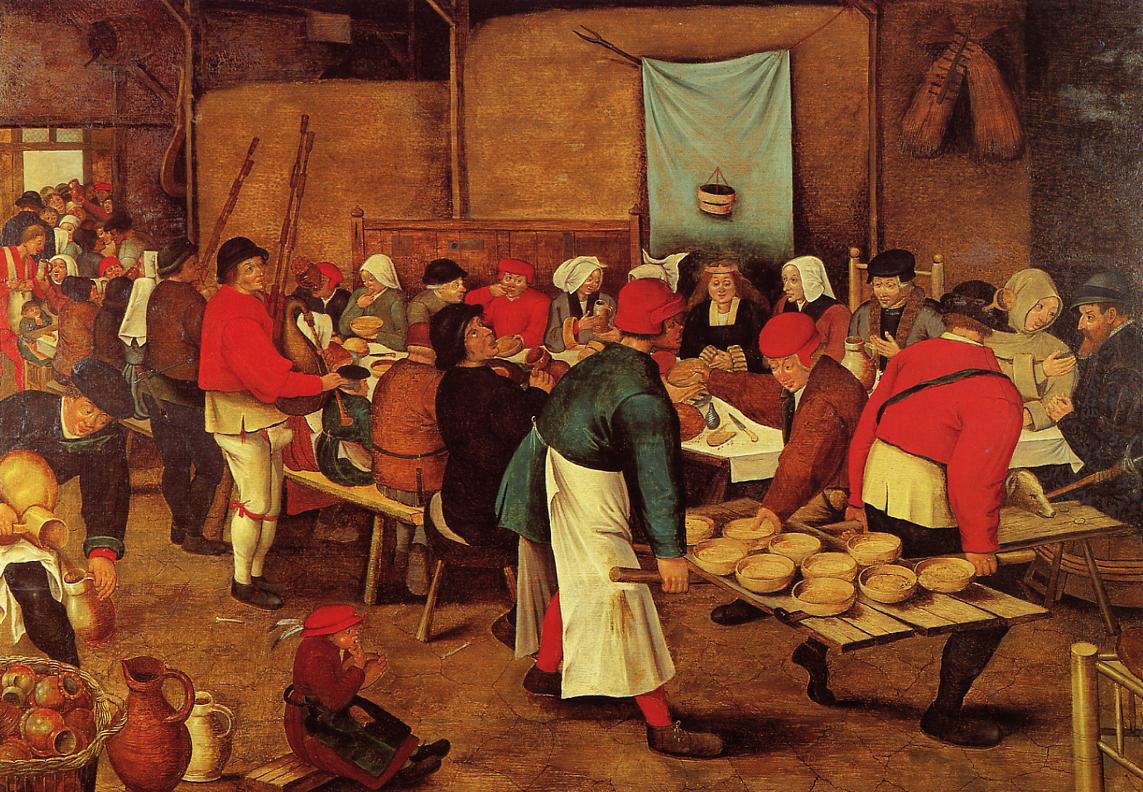 Wedding Feast in a Barn Pieter Brueghel the Younger