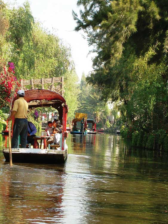 Xochimilco river boats