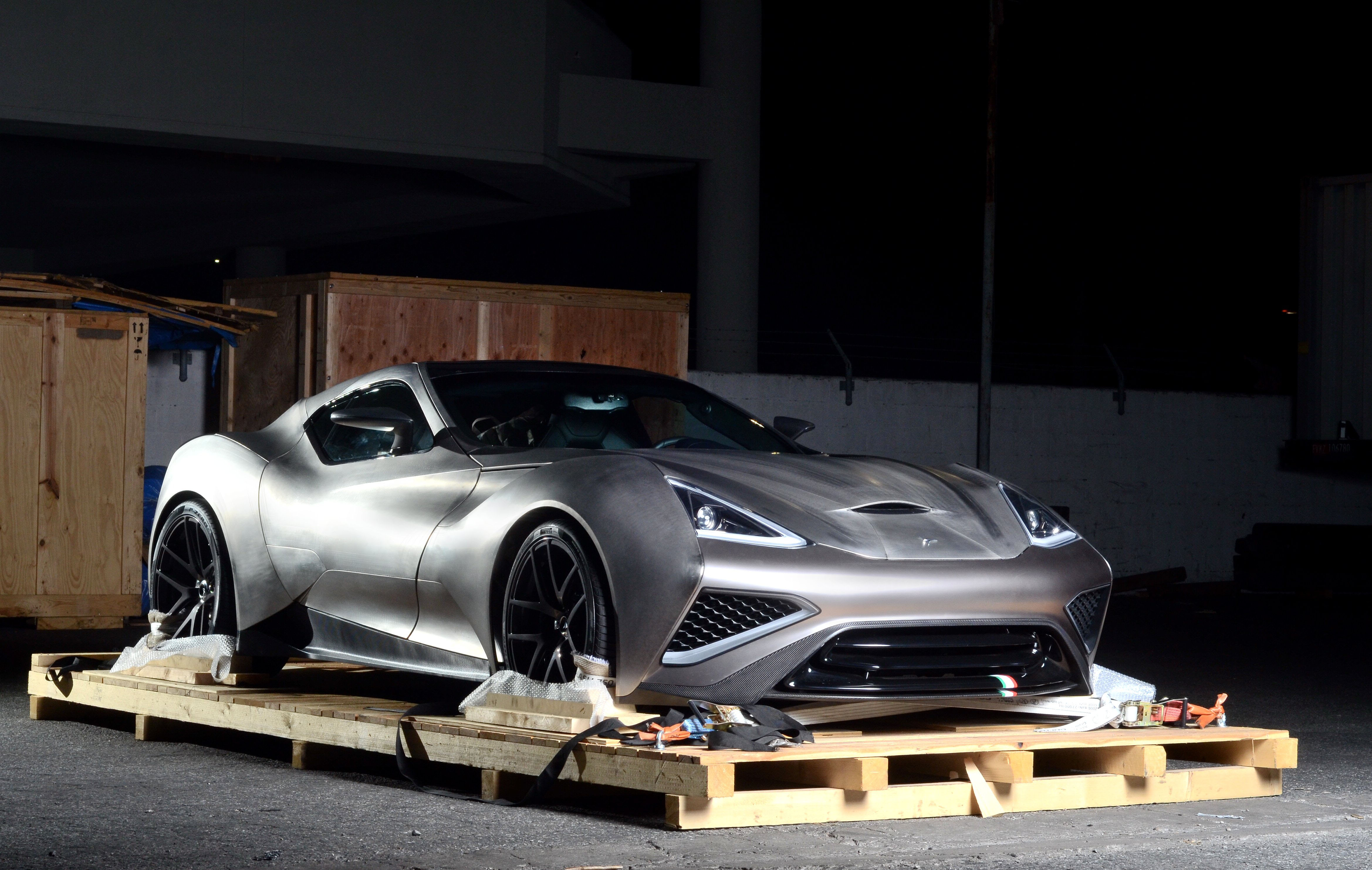 Steel is so 2015. Think titanium for the Vulcano supercar...