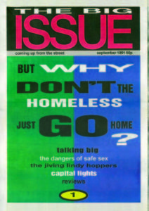 Big Issue - first cover 