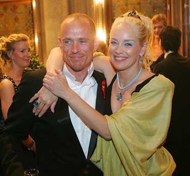 Gery Keszler with Sharon Stone  Life Ball - © Bernhard Fritsch