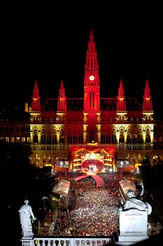 View of the City Hall  Life Ball © Christoph Leder