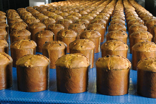 Bauli’s production line of pandoro and panettone