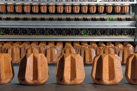 Bauli’s production line of pandoro and panettone