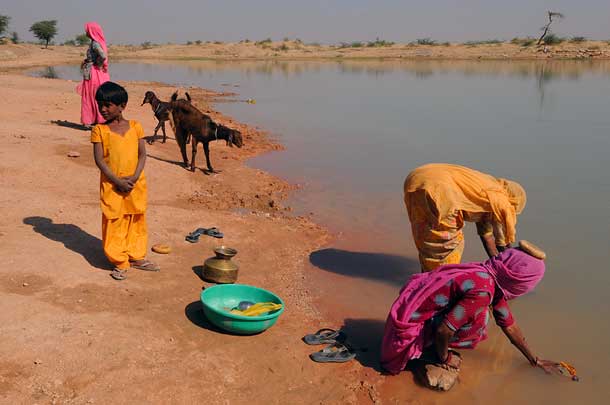 Women doing the washing