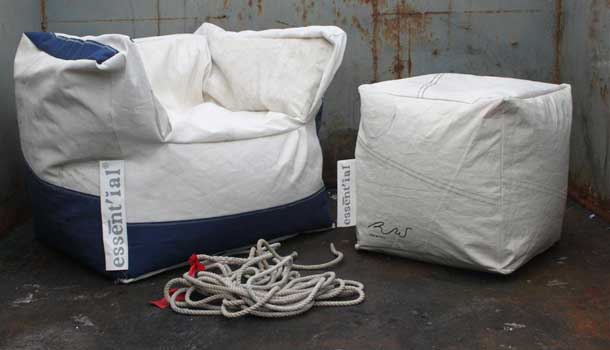 Ecochair “essènt’ial” made of papper and raffia