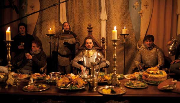 On set of Henry V