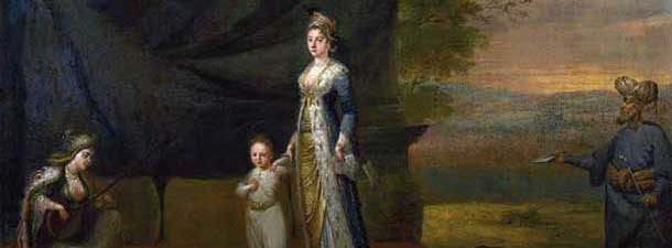 Lady Mary Wortley Montagu with her son