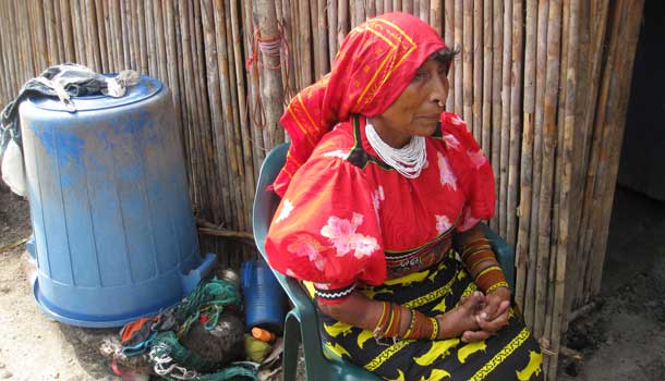 Local woman with nosering