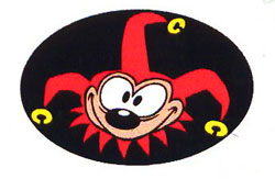 The Knock about Comics Jester Logo