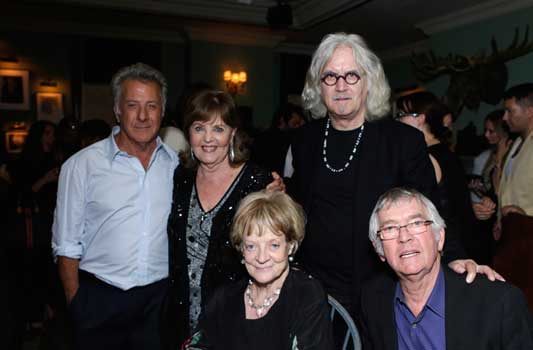 Dustin Hoffman, Pauline Collins Billy Connolly, Maggie Smith and Tom Courtenay at the Grey Goose Party for Quartet