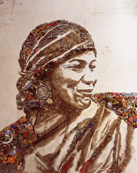 Vik Muniz, The Gipsy (Magna), from the series Pictures of Garbage, 2008