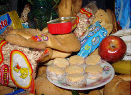 Food for the celebration of the departed