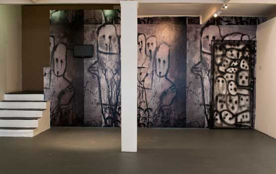 Roger Ballen/Die Antwoord installation view