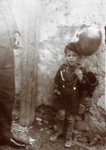 Before Halloween the filò - boy dress as a sailor